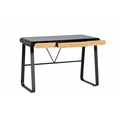 Mesa Escritorio Murano 3C de 110 cm Negro / Roble