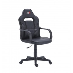 Sillón Giratorio Gamer Confort Símil Piel Negro / Carbono