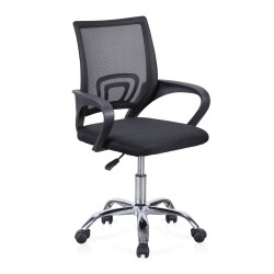 Silla de Oficina Giratoria Logic Negro