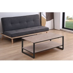 Mesa de Centro Elevable Juve Roble Honey / Negro.