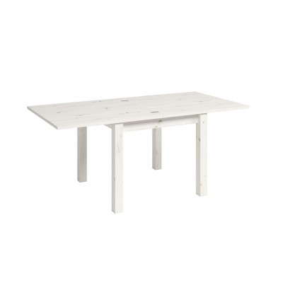 Mesa de Comedor Xenia de 90x90 cm Extensible tipo libro a 180 cm Abierta Acabado Albian