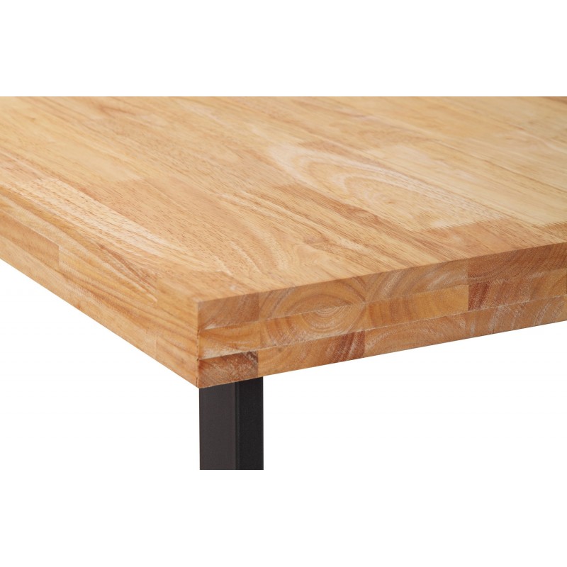 Mesa estudio de madera natural color roble Merkamueble